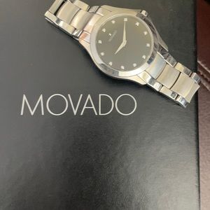 Movado Men's 0606185 Masino Diamond Stainless Steel Watch